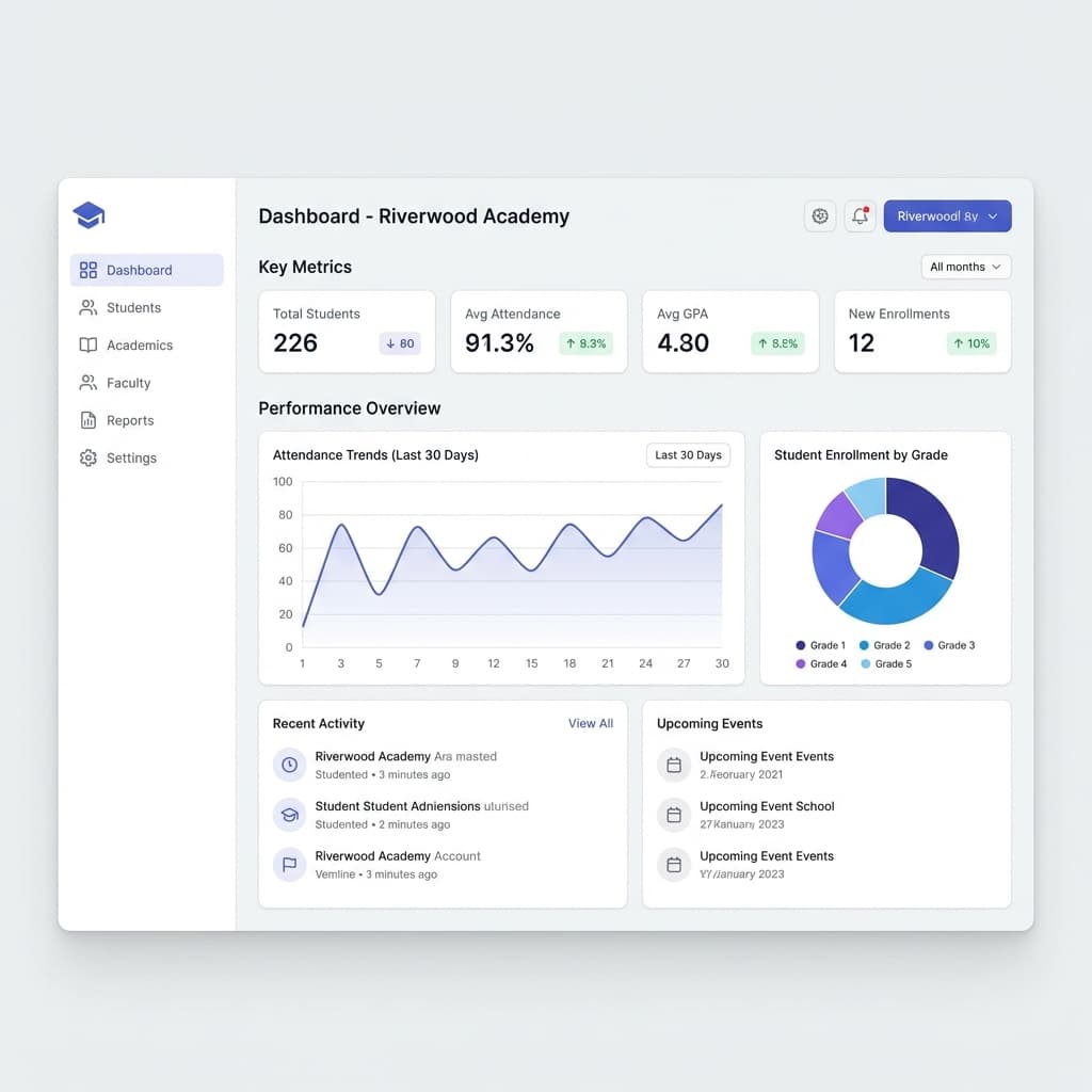Eduroot Dashboard Mockup